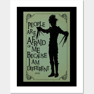 Gift Men Scissorhands Vintage Posters and Art